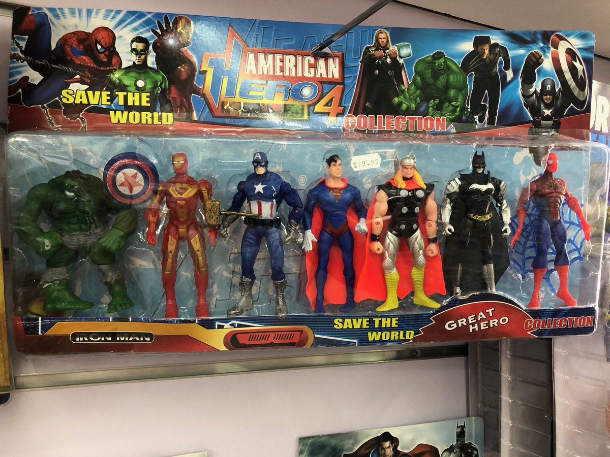 ToftClaus's tweet photo. Seems legit. Iron man and the “great hero” posse. https://t.co/qhbz0fA8e0