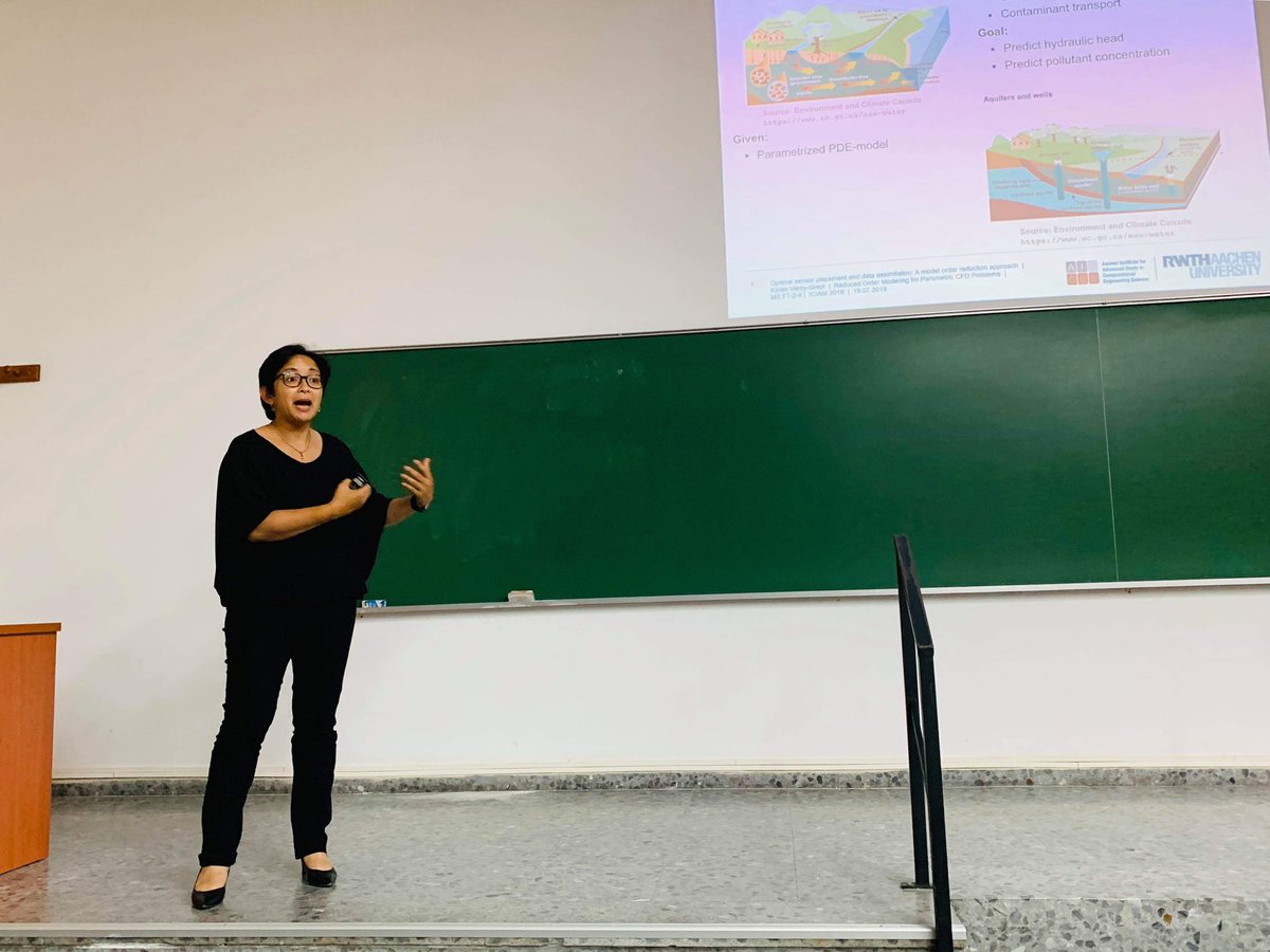 gianluigi_rozza's tweet photo. Fourth session of the #mini on #model #reduction for #parametric #cfd #problems @ICIAM2019 #ICIAM2019 with @UHouston @UMass @Sissaschool        @RWTH #aices #austin #utexas #koblenz #konstanz on #flow #problems by new #methodology @ICIAMnews #mornet #morepas @mor_wiki @veroygrepl https://t.co/7am72L3PDL
