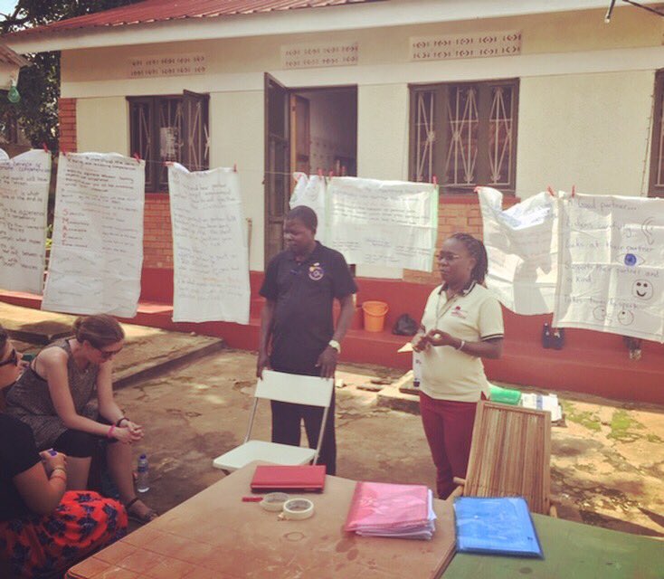 RedearthEdu's tweet photo. Janet our Project Manager and Emmanuel our Community Manager, delivering training to The Wood Foundation teachers
@GLP_Scotland @TWF_Scotland
#education #teachertraining #teachingandlearning #glp2019 #thisislfs #ugandaschools 🇺🇬 https://t.co/YGuEJzZIYn