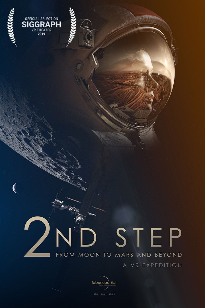 maxwellplanck's tweet photo. Countdown to SIGGRAPH (7/28-8/1):  Experience “2nd Step" at the VR Theater. A soaring #VR journey through current and future space missions accentuated with the beautiful music of Debussy and Ravel. by @FaberCourtial #SIGGRAPH2019 Full program: https://t.co/hyHCDu3lNR. @siggraph https://t.co/5zSxFcdbLz