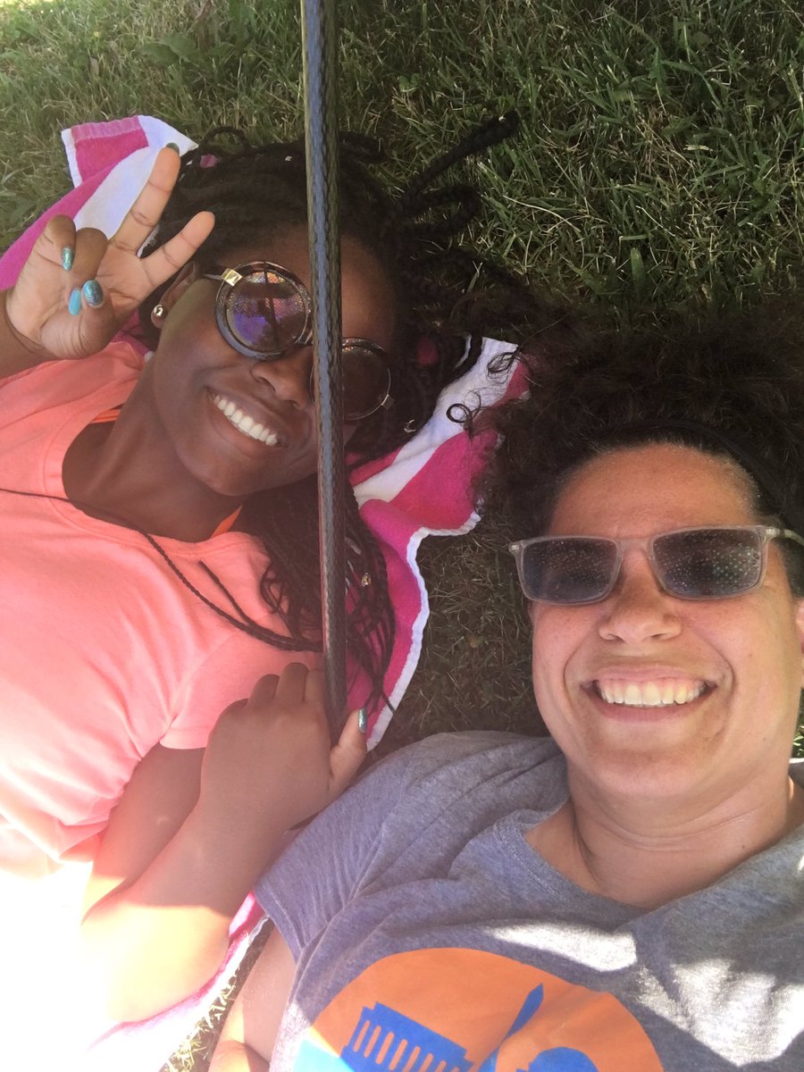 UrbanAdvSquad's tweet photo. A day at the Squad is a day at the (urban) beach. @GallaudetU #SquadLife #SquadLeaders #RoughDayAtTheOffice https://t.co/7gdOaFdz7f