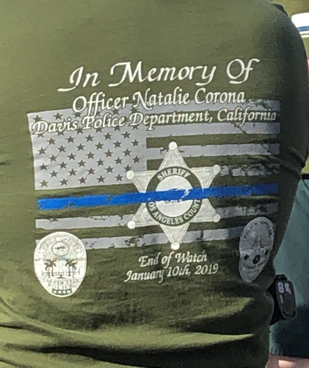 LASDSergio's tweet photo. “We gonna run all day till the run is done...” LASD Class #438 on their colors run this morning honoring Officer Natalie Corona of the @cityofdavispd Just two more weeks till graduation day. #LASD #Class438 https://t.co/yHSkySvLgD