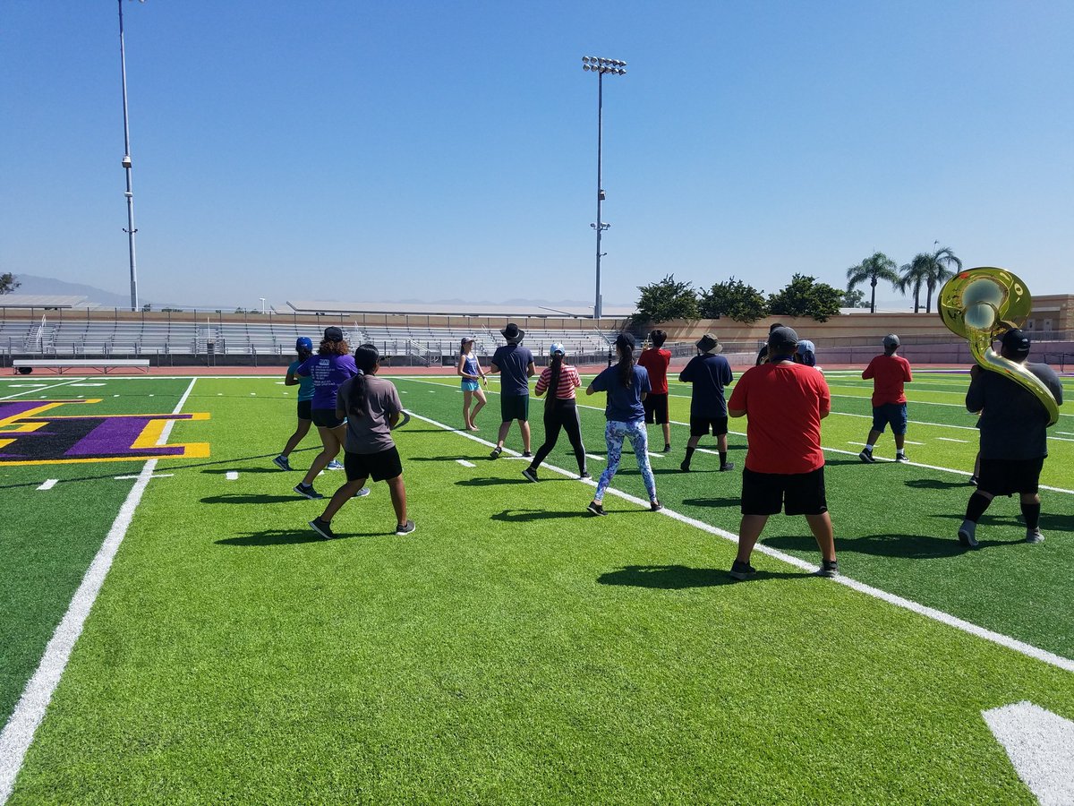 Here are a few pics from the first four days of band camp. We are off to a great start!