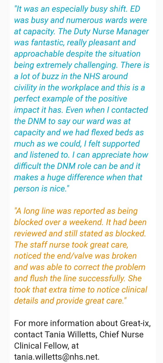 Comms released this week updating staff at @SFHFT on my progress with Great-IX 
I'm getting closer and closer to a launch across the whole trust and it is getting super exciting! #LearningFromExcellence