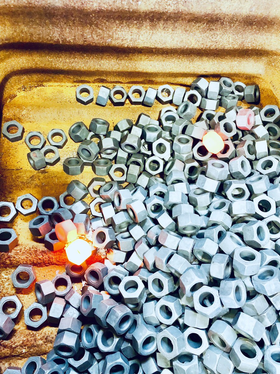 dysoncorp's tweet photo. #It’s a Hottt #FastenerFriday #ForgingFriday today!! Even hotter when you are working with parts as hot as ours. Keep hydrated and try to stay cool fastener friends!! #nuts #bolts #Fastenerds #HotForged #MadeInAmericaweek #domsticMFG #MadeInUSA https://t.co/Kwq3bO0Gau