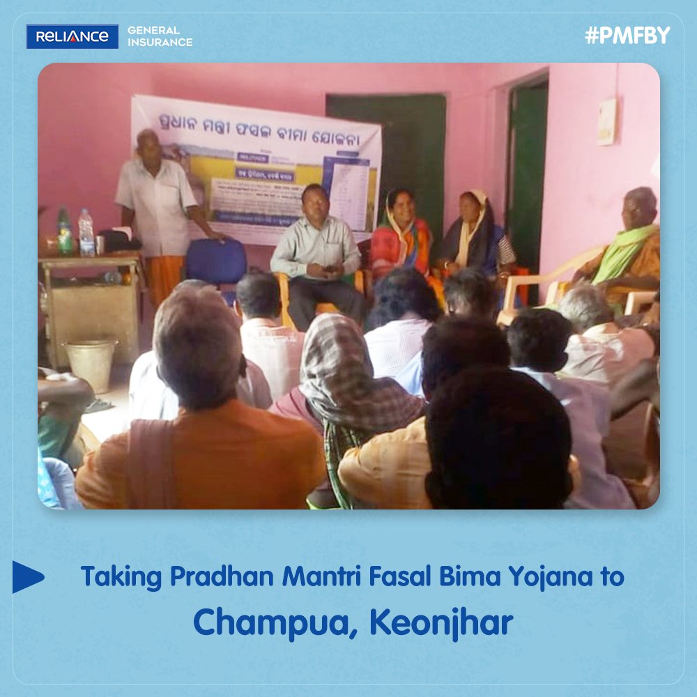 IndusIndGenIn's tweet image. We are glad to see such a great response from Kheonjhar, Odisha. Interacting with the farmers has helped us understand their restrictions, which has been helpful in assisting them to enrol into the @pmfby scheme - A Government of India initiative for #CropInsuranceWeek.
