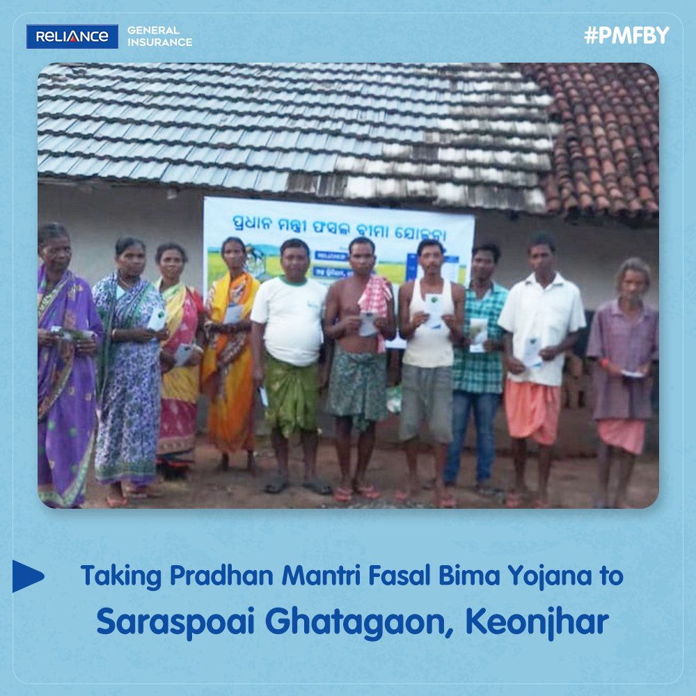 IndusIndGenIn's tweet image. We are glad to see such a great response from Kheonjhar, Odisha. Interacting with the farmers has helped us understand their restrictions, which has been helpful in assisting them to enrol into the @pmfby scheme - A Government of India initiative for #CropInsuranceWeek.