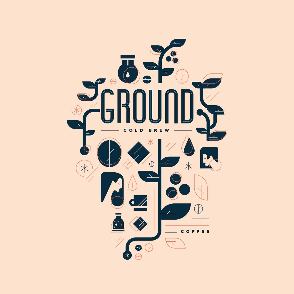 ShoelessPeacock's tweet photo. Ground: Cold Brew. A new brand project in the works!
#illustration #branding #coffee https://t.co/AcgcaoR3hO