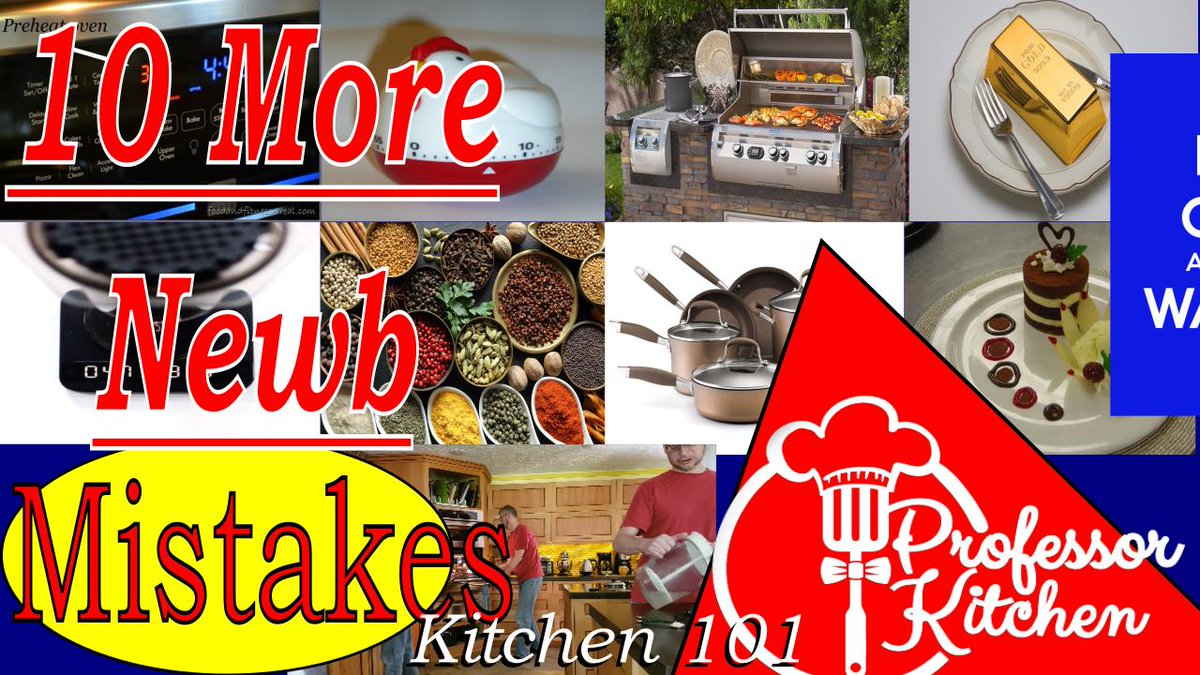 ProfessorKitch1's tweet photo. A few weeks ago I stole the list of mistakes new cooks make from @_anadizzle .  Now, we have collaborated to bring you 10 more things!  Make sure you watch his and mine to get all of them!

VIDEO --->> https://t.co/8vxL7bjvMc 
#List #top10 #list10 #mistakes #collaboration https://t.co/Y35cxZstTi