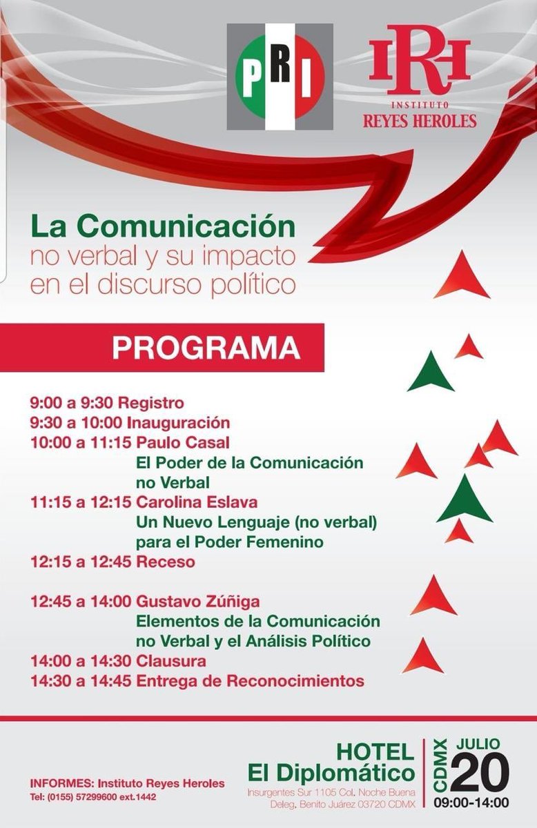 ferbayardo's tweet photo. Amigas y amigos, están cordialmente invitados al #CursoIRH mañana en la #CDMX “La comunicación no verbal y su impacto en el discurso político “. La entrada es libre. ¡Los esperamos! https://t.co/dDgiZflJXi