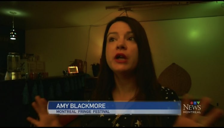 _amyblackmore's tweet photo. This still makes me laugh! Just watched my @CTVMontreal interview with @CTVChristine about @OFFJFL at @mainlinetheatre! https://t.co/s8TdEAslPk #jflmtl #offjfl #zoofest https://t.co/bGTWwsLxQw