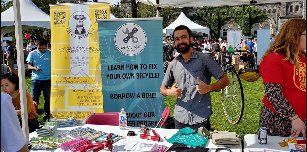 Service groups are also impacted by the Student Choice Initiative, such as Bikechain. 

Bikechain is an on-campus educational bicycle shop offering a wide range of services to students such as free bike rentals, workshops on bicycle safety/repairs, and more.

#ChooseUofT