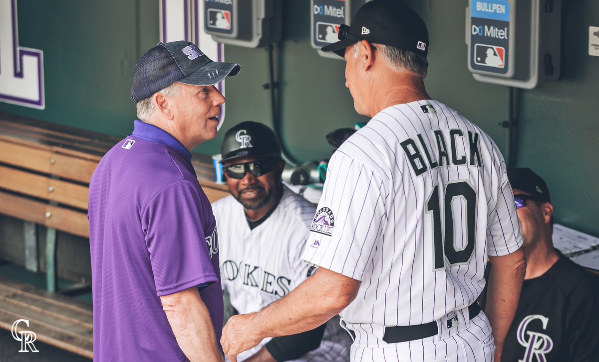 Rockies's tweet photo. In the #Apollo50th spirit, we hosted retired Air Force officer and @NASA astronaut Steve Lindsey at Coors Field!
 
Steve threw a strike and hung out with the guys before the game 👨‍🚀 https://t.co/cRWfDmeXpB