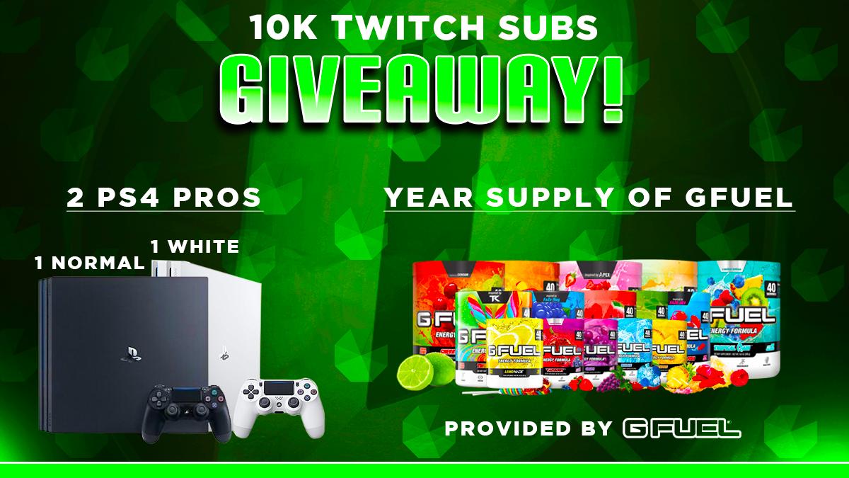 🚨 THIS IS IT🚨

For all the CRAZY support on Twitch with 10k subs, I bring to you a WILD giveaway 

            🔥Multiple ways to enter🔥

You just HAVE to be a subscriber on Twitch to unlock the other entries into the Giveaway

gleam.io/xHwVN/dougisra…