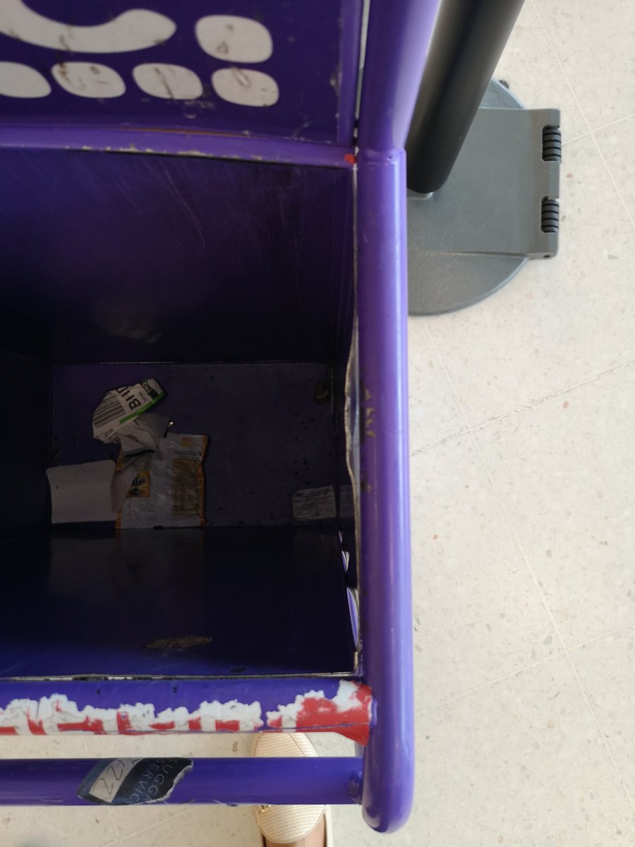SiobhanRuck's tweet photo. @flybe I've just had my hand luggage measured in Belfast city - bag wouldn't fit yet it did when my husband used it last week in a different airport? £40 down before the trip has begun. Pic attached of damaged equipment in Belfast.. https://t.co/K7cciy25YI
