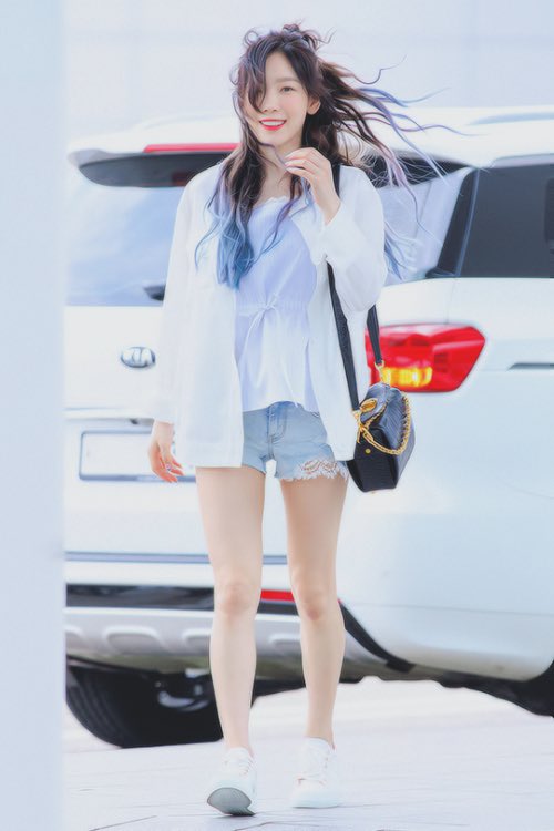 9. Taeyeon’s fashion is one of my favorite things to see. From boyish to girlie to anything; she makes it work!! (So many pictures to choose from )