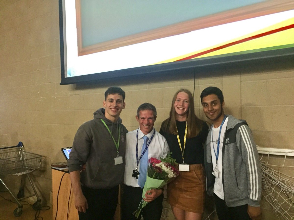 Time to say goodbye to Mr Donlan after an amazing 11 years as head of the 6th form. Thanks for all your hard work and support over the years. We wish you luck in your new role as head of year 11. <a href="/crossleyheath/">Crossley Heath</a>