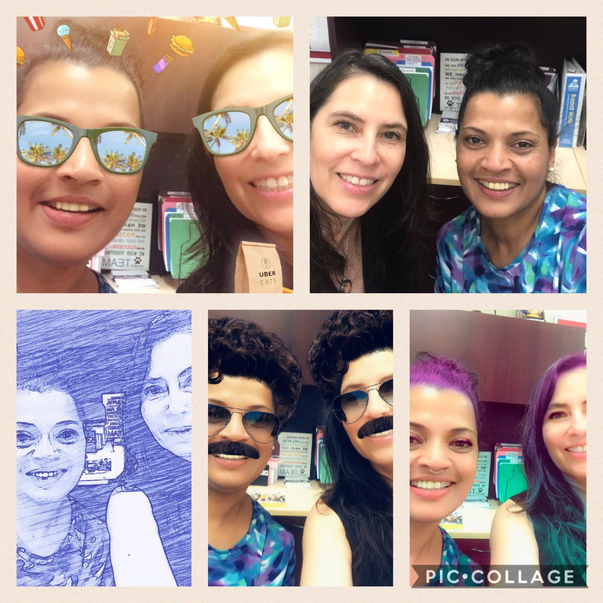 angieland10's tweet photo. Hard at work 😜 #filterfun https://t.co/rRaE3BMnRR