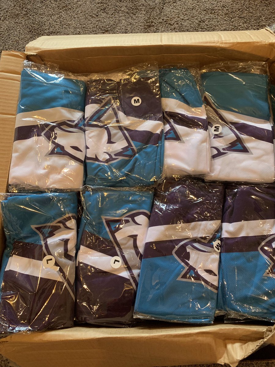 MinnFreeze's tweet photo. Our uniforms showed up ❄️❄️ 
Shoutout to Re/Max Results: A Good Life Group, Eastside Lacrosse and @UncommonFit for making all this possible!! Is it gameday yet?!?! #RBLL #MN #IBLA #lacrosse https://t.co/pVLw0ONgLD