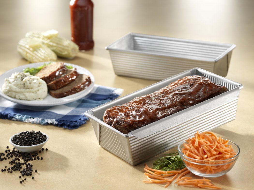 Great for baking meatloaf - the insert drains excess fluid &amp; fat out of the pan during the baking process.  amzn.to/2j2jrWk
