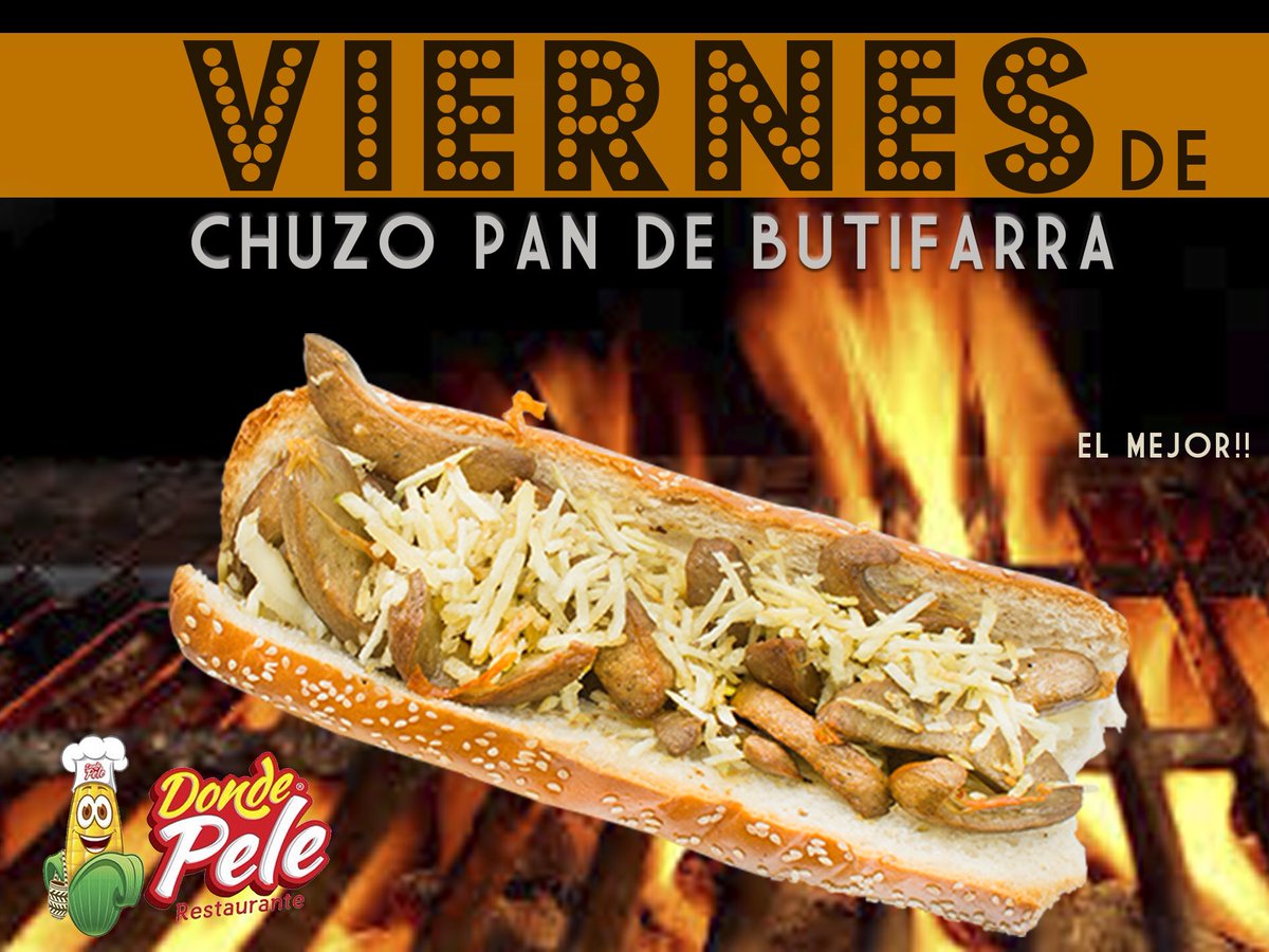 HOY VIERNES🔥 Ven y disfruta de nuestro #ChuzopandeButifarra el mejor de la ciudad!!  📍 #calle64#7-51 📲 315 839 3870 - 316 296 5904 📞 (031) 522 9590 #chapinero