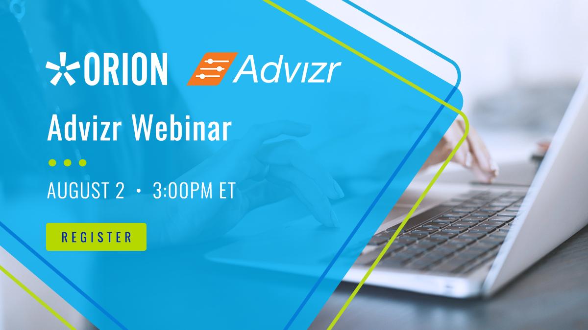 There's still time to register for our @orionadvisor + Advizr webinar: Articulating Your Value Through a Next-Gen #ClientExperience. Learn how Orion plans to lead the evolution of CX with their recent Advzir acquisition. Register now: trst.in/elqosL