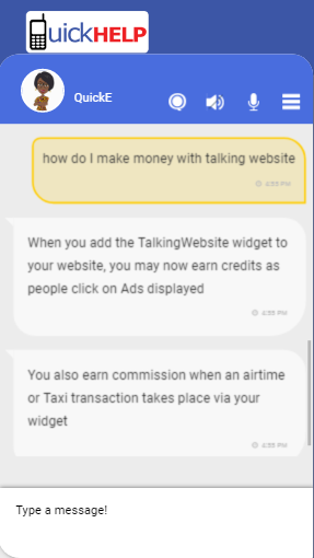 iQuickHelp's tweet photo. #ChatBotAsAService #Monetize #futureofwork #TalkingWebsite https://t.co/vFll2ENNII