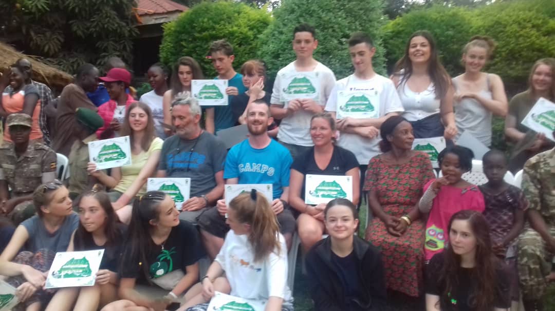 camp_uganda's tweet photo. Receiving the certificates of achievement for the Mount Elgon climb #TeamEmpuuta @CampsInt https://t.co/bJXlKt3Kv0