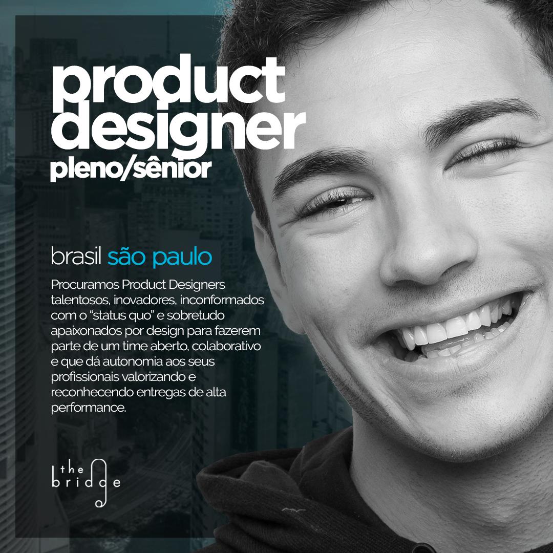 thebridgejobs's tweet photo. Product Designer PL/SR • São Paulo
➡️ Envie CV e portfólio para:
https://t.co/lbaCRnDI2m
#productdesign #webuildyoucross #thebridge #Sketch #Axure #Illustrator #Invision #Photoshop #ServiceDesign #designsprints https://t.co/JmsAlFJSPD