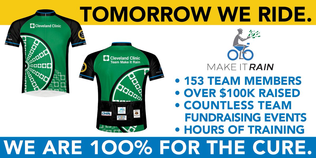 VSmakeitrain's tweet photo. Tonight we celebrate! Tomorrow we ride! Join us at the kick-off party tonight wearing your green Team Make it Rain jersey for a group photo!

Group photo is scheduled for 7:50p-next to the global center near the shower trailer)

Happy VeloSano weekend!

#VSMakeitRain https://t.co/EWblRjPu9u