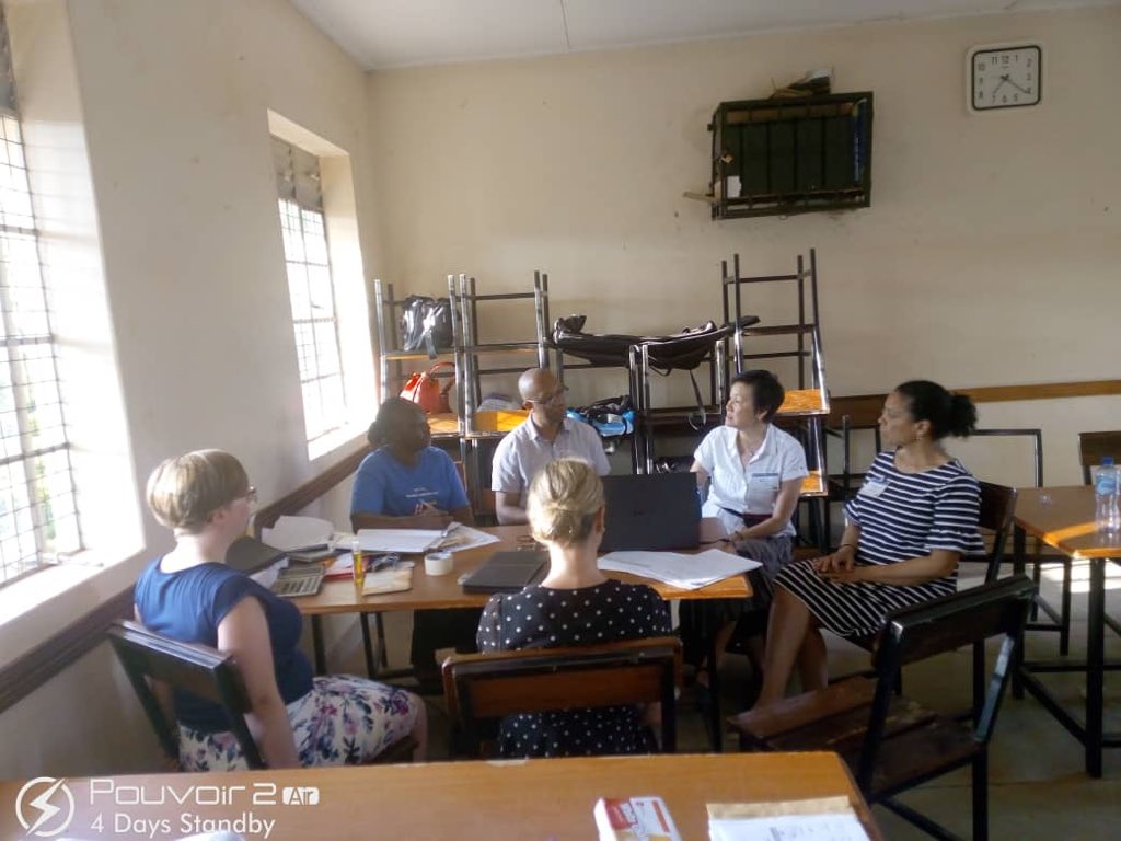 CUganda2019's tweet photo. At the end of every day we have a debriefing session. A valuable time to discuss and improve our practices while celebrating our successes. @albertateachers #CTFPO #projectoverseas #united4ed #UNATU @ETFOeducators @NWTTA https://t.co/0CTOu8gjpV