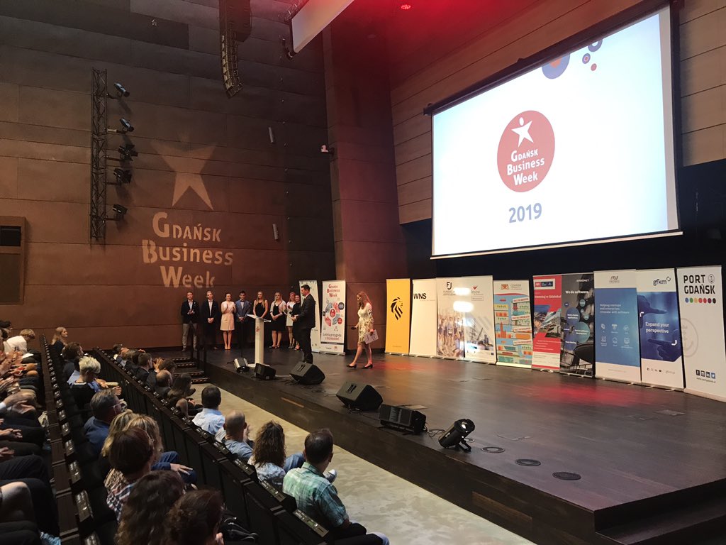 Wielka gala kończąca #GdanskbusinessWeek trwa! Już za chwile podsumujemy tydzień pracy przedsiębiorczej młodzieży 💪 #starter #gbw #gdansk