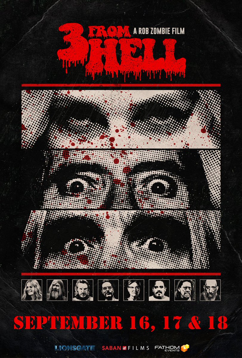 FathomEnt's tweet photo. 🔥NOW ON SALE: @RobZombie's 3 FROM HELL🔥

Get your tickets to the much-anticipated follow up to The Devil's Rejects NOW!

🎟️: https://t.co/N53OoQTmRj https://t.co/5ph3DAcVtQ