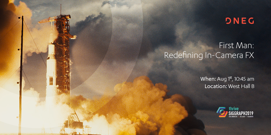 dneg's tweet photo. Meet DNEG VFX Producer Michelle Eisenreich & Miniature Effects Supervisor Ian Hunter at #SIGGRAPH2019 - they will share lots of interesting #BehindTheScenes content on the Oscar®-winning #FirstManMovie. #DNEGatSIGGRAPH Full programme: https://t.co/DyqAwypMqq https://t.co/JZXlaJWyqp