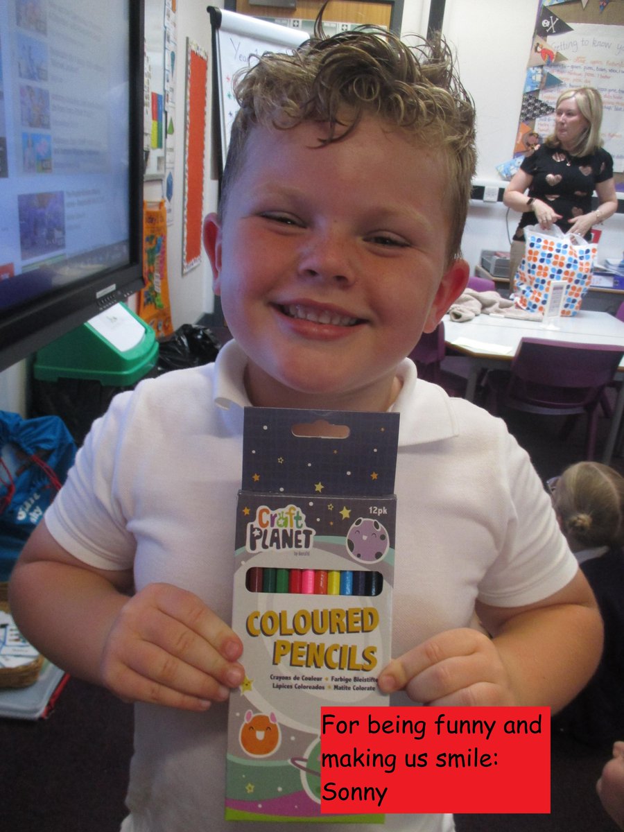 BeaconAcad's tweet photo. Every child in Year 1 received a goody-bag from the class adults for all of their hard work this year.
8 awards/prizes were also given out. See the photos for what awards were given.
#proudofyouall #fabclass #wewillmissyou https://t.co/yTxnJldnlo