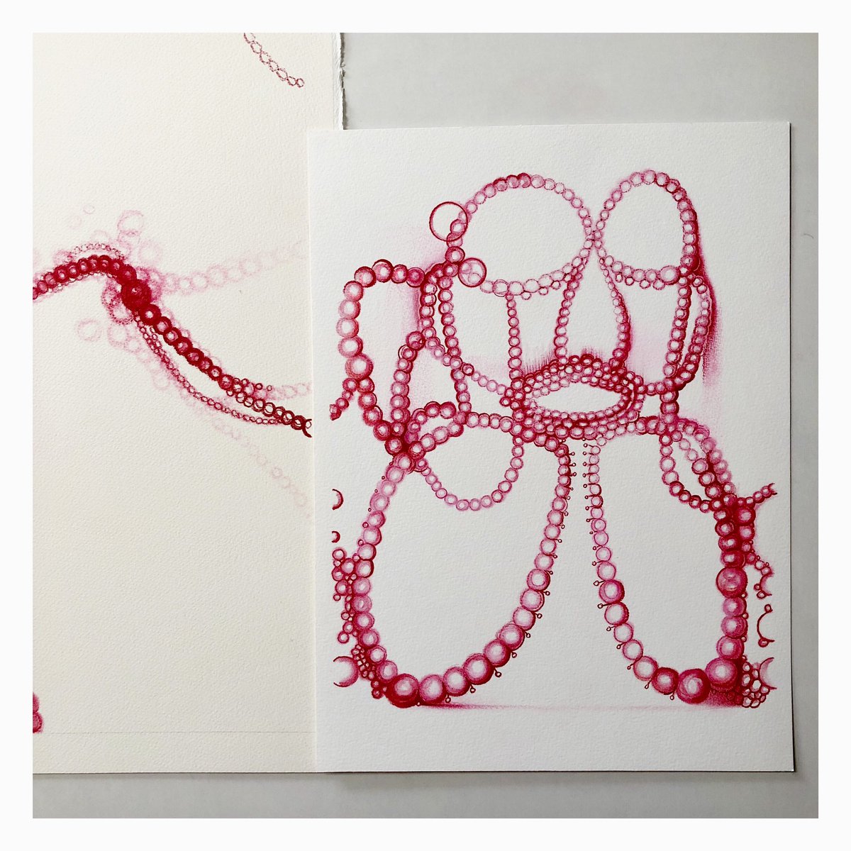 kaikuper's tweet photo. Finally found some time to go into my studio #wip #tekenkunst #studiotime #contemporarydrawing #絵 #abstractart #drawingnow #制图 #space #time #building #minimalmusic #dessincontemporain #colourpencil #red #flow #streamofconsciousness #t #konst #zeitgenössichezeichnung #kaikuper https://t.co/gNyMCYls2f