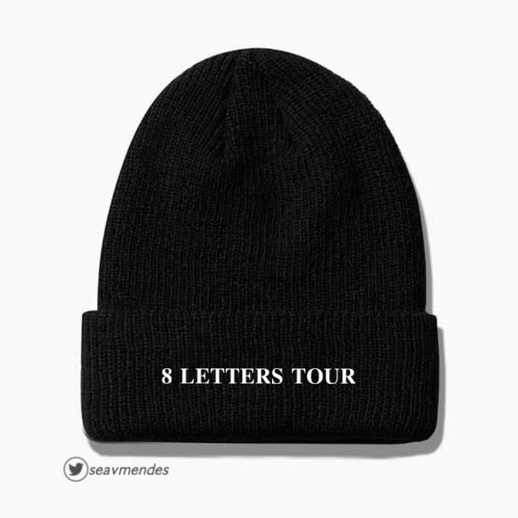 wdw & 8 letters tour beanies