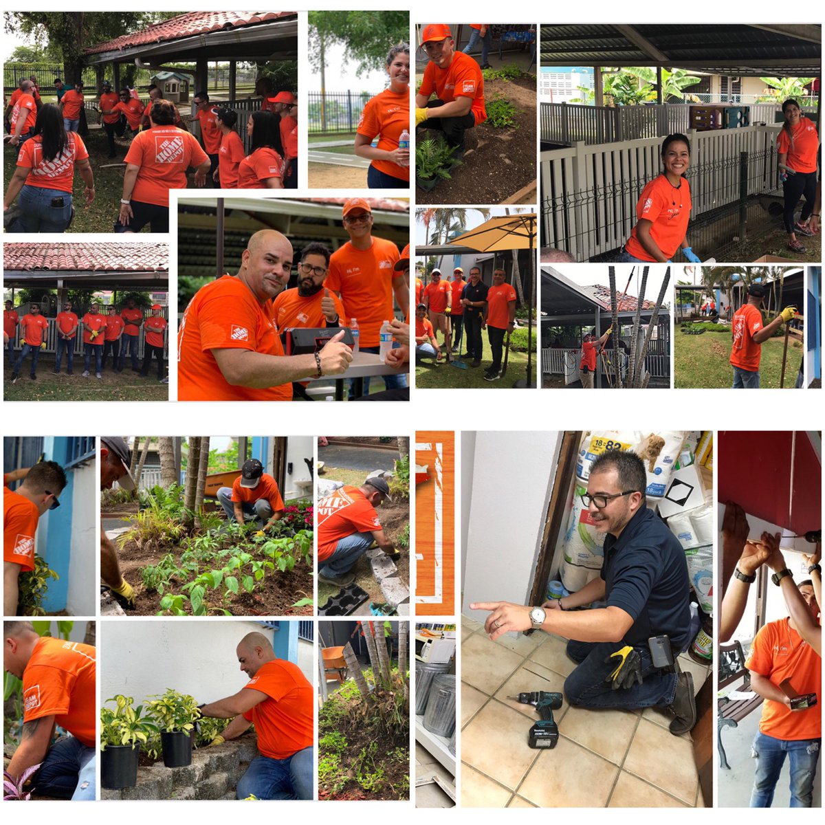 SantiBernardez's tweet photo. Couple weeks ago the ⁦@HomeDepot⁩ Puerto Rico 🇵🇷 #teamdepot associates were at it again! They  #choosetoserve Thank You, ⁦@HomeDepotFound⁩ ⁦@ANA_JIMENEZ4⁩ ⁦@HectorAPadilla⁩ https://t.co/RaRNeX7tcZ