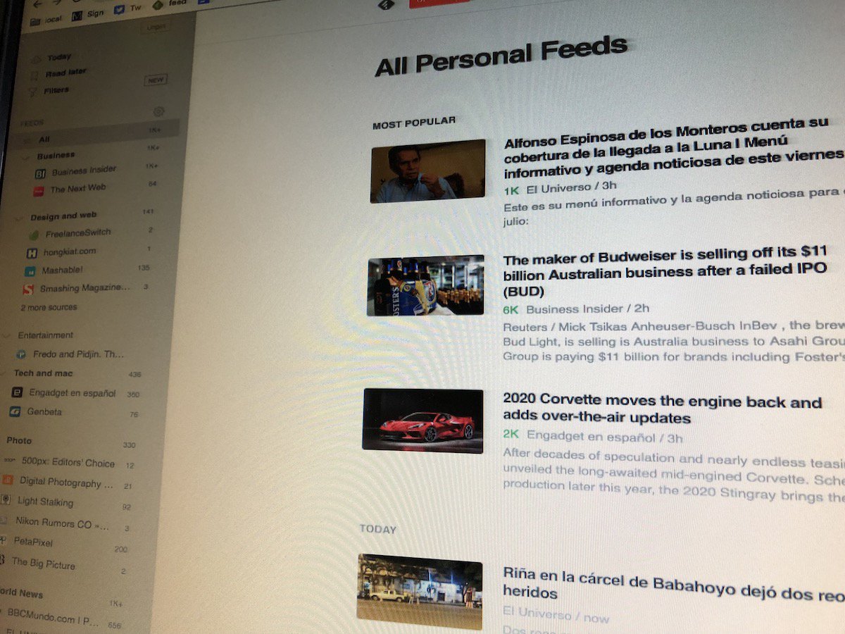 imagetech_ec's tweet photo. Hoy en #CafeIT, @_hhugom nos habla de @feedly, un lector de RSS que permite organizar y acceder rápidamente a noticias y actualizaciones de blogs y demás sitios de interés
#conocimiento #imagetech https://t.co/LDLo4Og2ZE