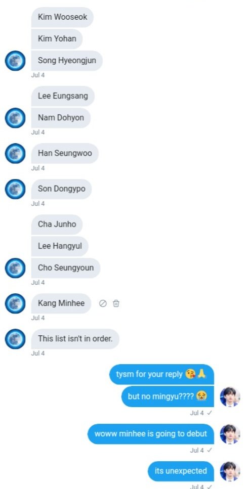 monoyohan's tweet photo. I’ve been patiently waiting to get reply from @kpopredictions_ and it was worth the wait. They got all 11 members right that's insane literally jaw drop 🔥do you work for mnet or something? 😌 You so cool 👏 really legend 👑 https://t.co/CrJpIgXi6R