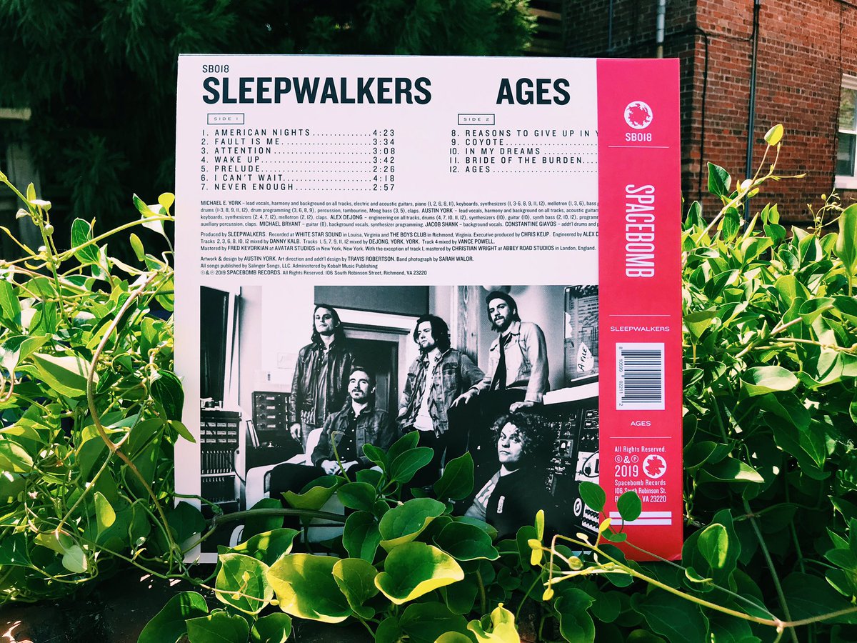 ‘AGES’ - OUT TODAY! Big thanks to everyone who contributed to the record and making our dreams a reality. Thank you for supporting us and joining us on this odyssey. This record is now yours. smarturl.it/sleepwalkersag…