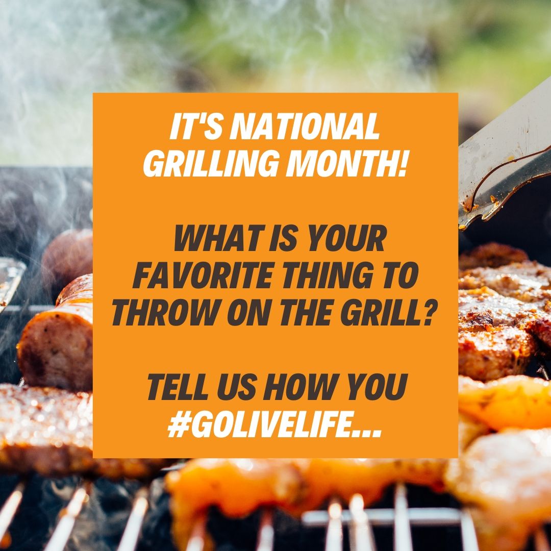 FSP_Family's tweet image. It's National Grilling Month! What is your favorite thing to throw on the grill? Tell us how you #GoLiveLife... #NationalGrillingMonth