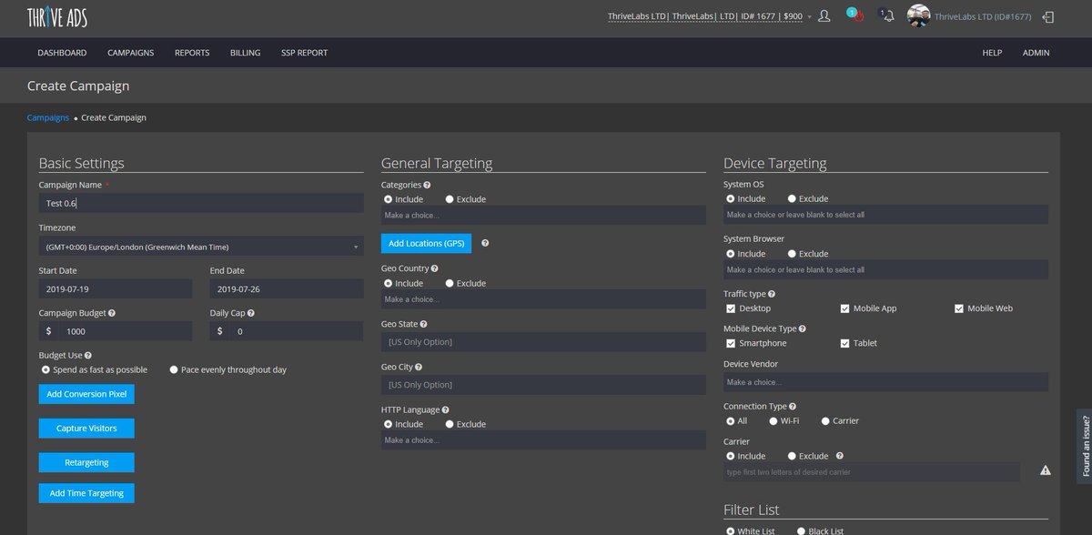 Ready to launch the Thrive DSP (demand-side platform) #betatest, where finalizing the integration with #publishers.
The platform represent one of the most important features of #Thrive Ecosystem, and will go live by the end of month. 
#advertising #advertisers #ads