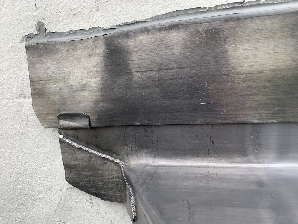 Lead bay we replaced yesterday on a listed house in #altrincham #leadwork #cheshire