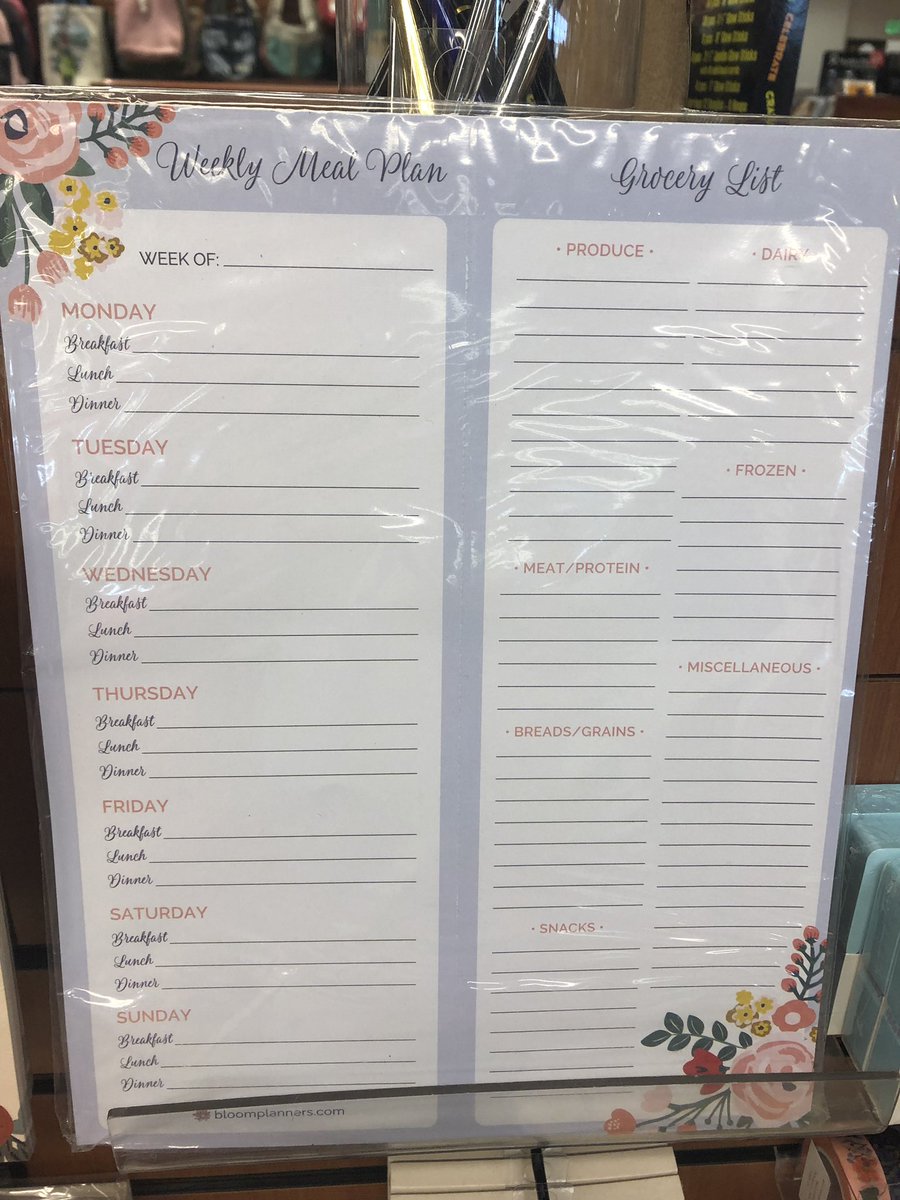 EmmalineCooks's tweet photo. If you’re on BYUI campus, there’s a really neat grocery fridge magnet list! This will really help you in making lists and planning meals! #mealplan #shopping https://t.co/moNiuyK0al