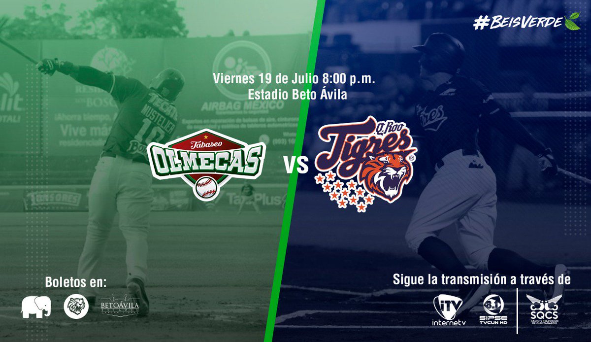tigresqroficial's tweet photo. ¡Hoy arrancamos serie en casa frente a @OlmecasTabasco! 👏🏻

#BeisVerde 🌏 
#RugiendoJuntos 👊🏻 https://t.co/XpYRLEN4oh
