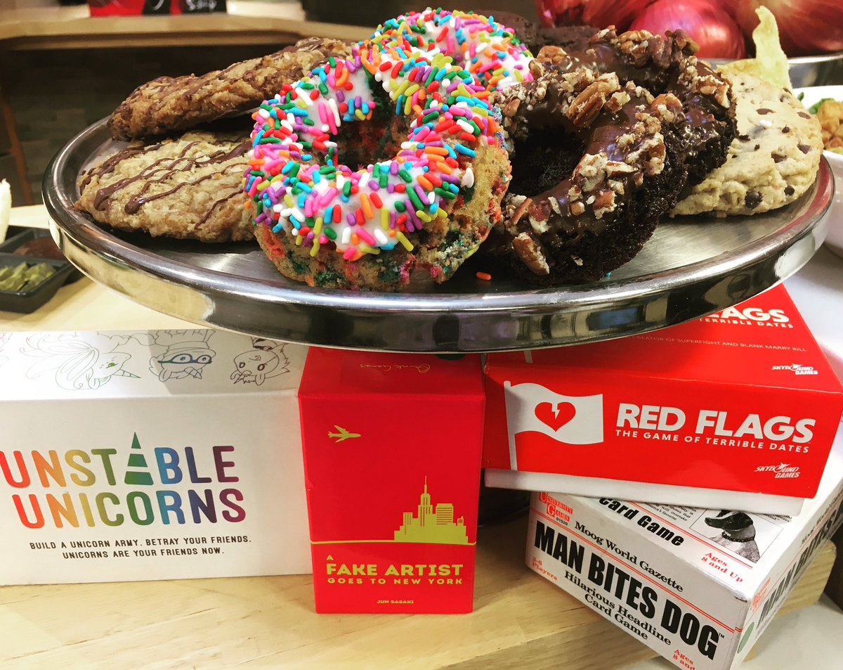 It’s hot outside!!! ☀️ Come inside, eat some treats, and play some games! 🎲 🃏 You know we have $4 happy hour all afternoon on Friday, right?! 🍺 🍷 🍹