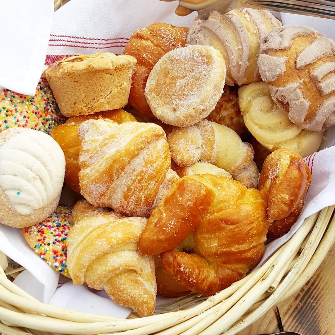 Basket of Pan Dulce - Sweet Bread - yoursassyself.com.