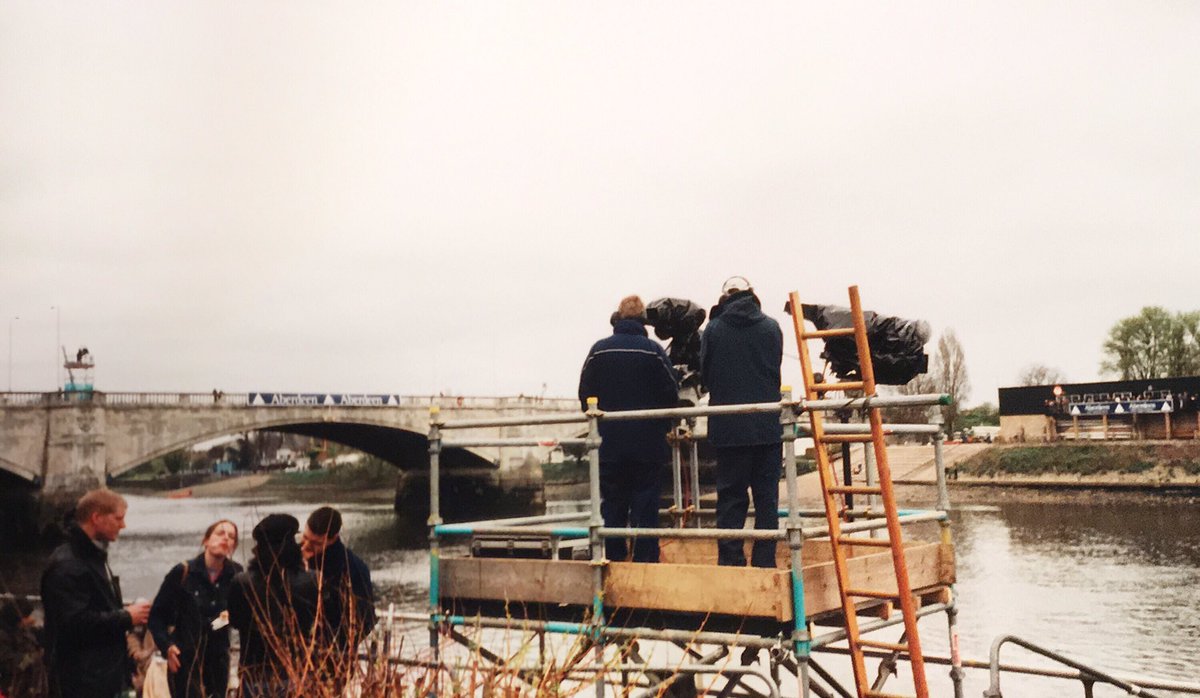 stevechalles's tweet photo. Archive OB pics: 2002 Boat Race covered by BBC Outside Broadcasts - 1-3) Finish at Mortlake; 4) Links vehicle at Lonsdale Road, Barnes. #BBCOB https://t.co/aBl3oTiX6X