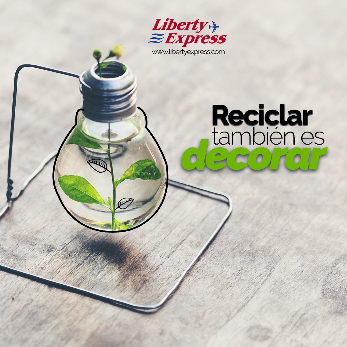 libertyExpCR's tweet photo. En Liberty Express promovemos el reciclaje. ¡Cuidemos el medio Ambiente!
.
#movemostumundo #LibertyExpressCR #recicla #decora #medioambiente https://t.co/64aNuuGTB7